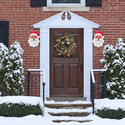 2pcs Christmas Santa Porch Light Cover