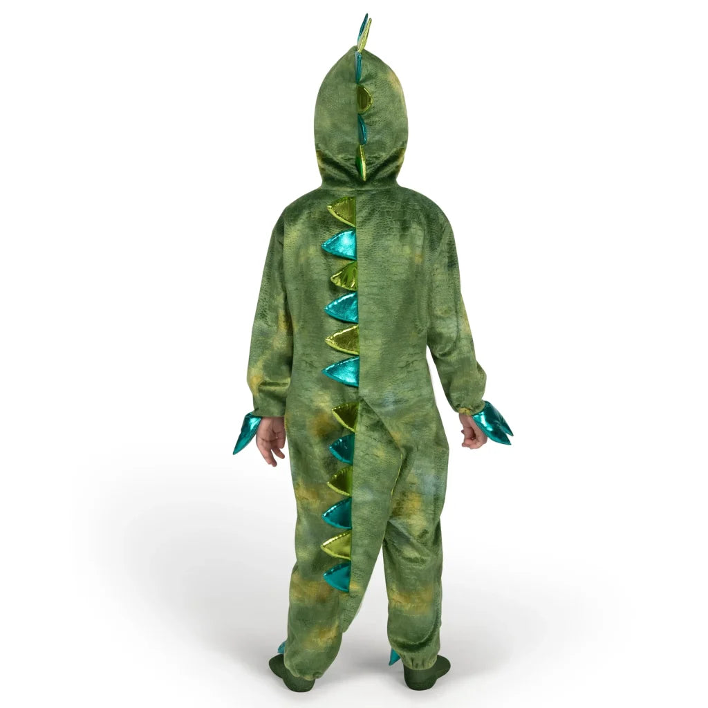 Kids Shining Dinosaur Jumpsuit Pajama Costume