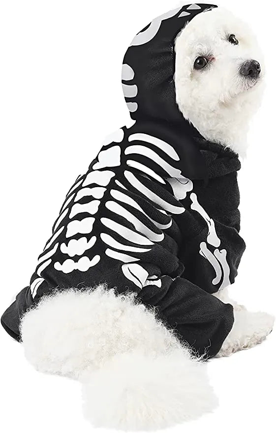 Skeleton Halloween Costume for Dogs