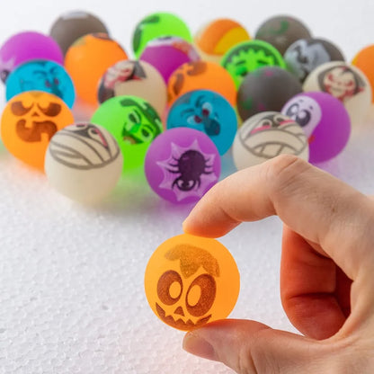 96pcs Halloween Glow in the Dark Bounce Balls