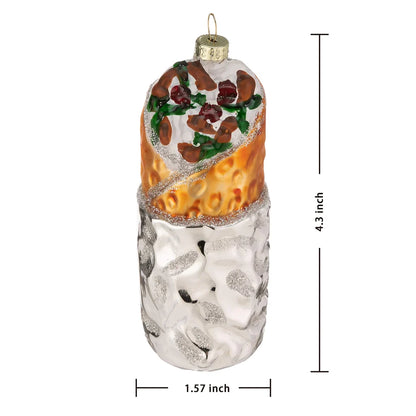 Taco and Burrito Christmas Tree Ornaments