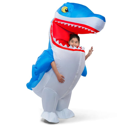 Deluxe Halloween Inflatable Shark Costume