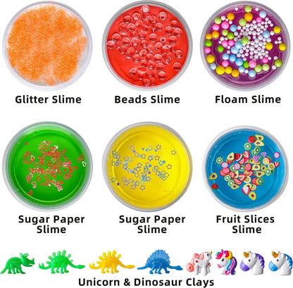 56pcs Art And Craft DIY Slime Kit Making Set