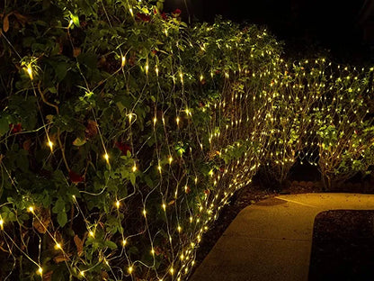 100 Warm White LED Christmas Net Lights