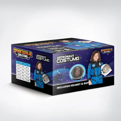 Kids Blue Astronaut Halloween Costume