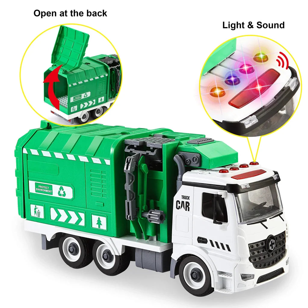 Jumbo Recycle Garbage Truck Toy with Light and Sounds