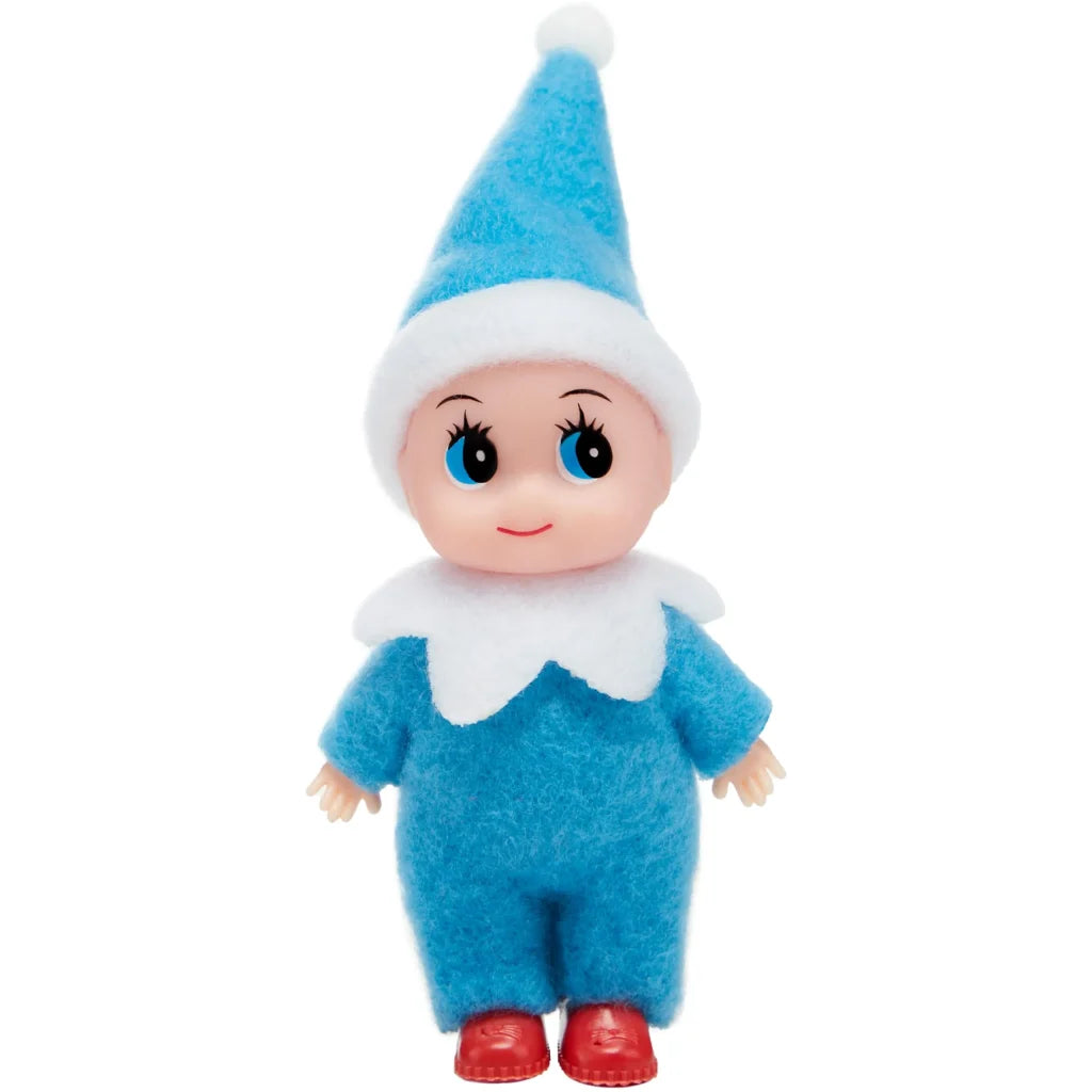 Christmas Soft Plush Blue Elf Doll for Christmas Decor