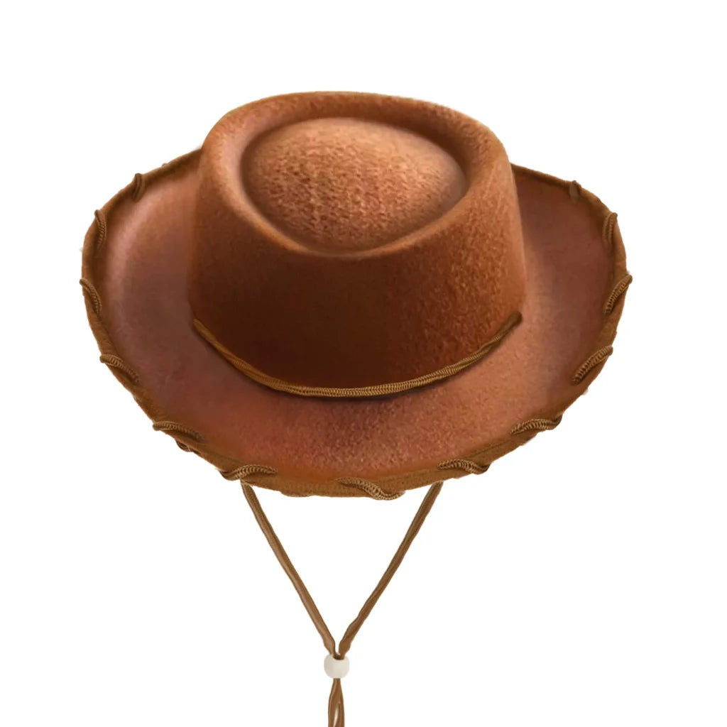 3pcs Kids Halloween Cowboy Hat