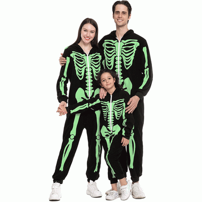 Adult Family Matching Skeleton Pajamas