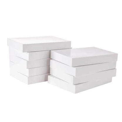 18pcs XL Christmas White Shirt Gift Boxes