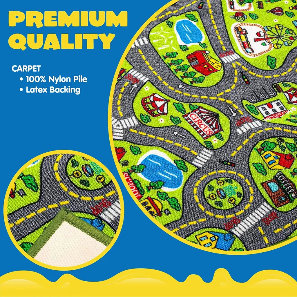 2pcs City Life Carpet Playmat for Kids