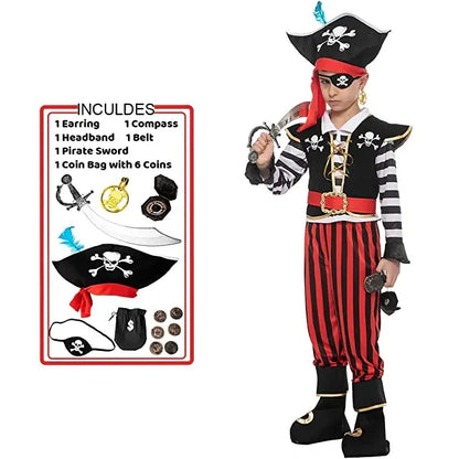 Boys Fierce Pirate Captain Halloween Costume