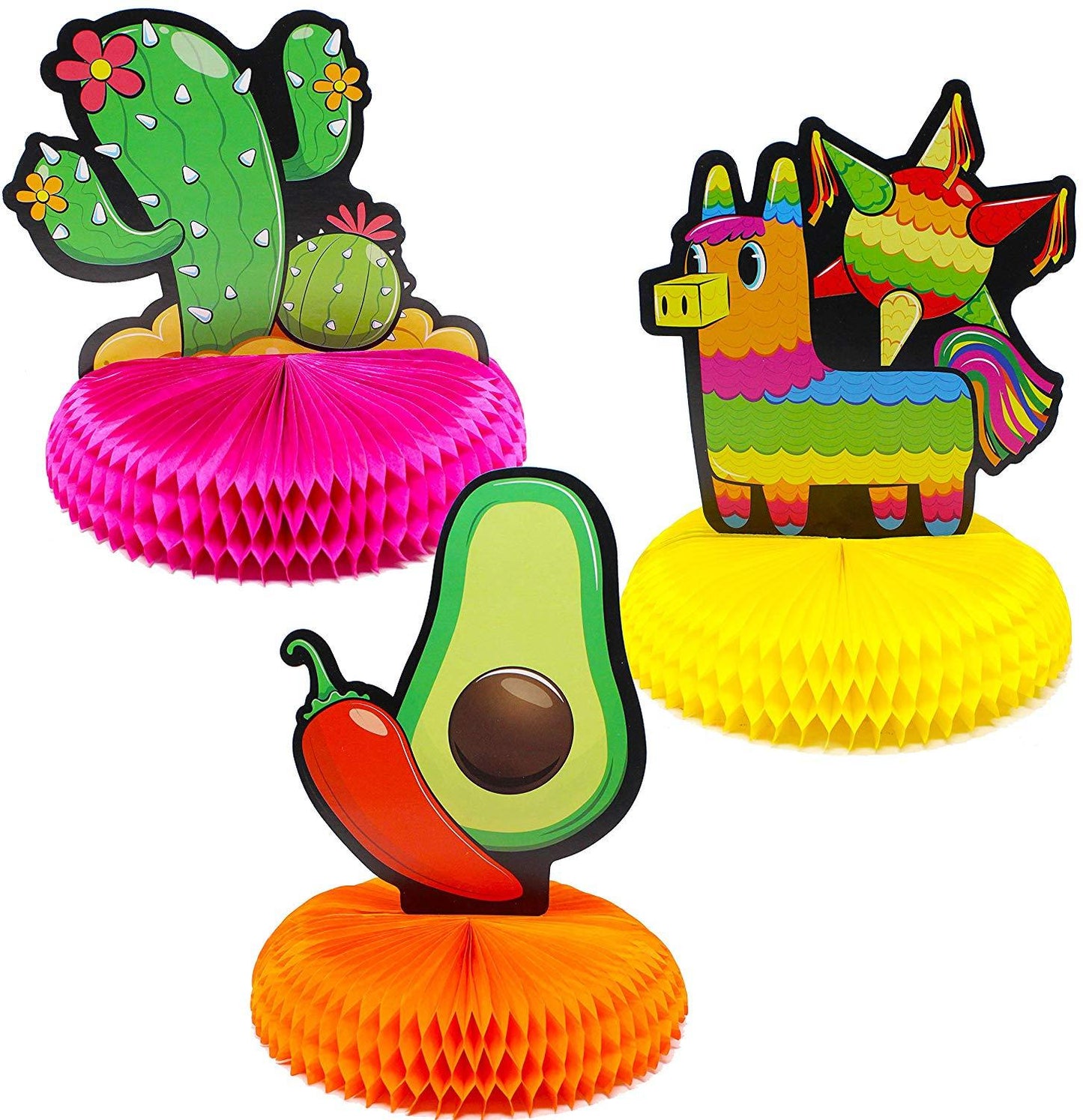 Cinco De Mayo Fiesta Honeycomb Table Centerpiece