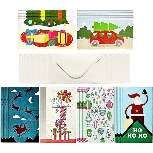 24pcs Christmas Money Card Greetings