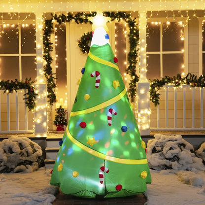 8ft Inflatable Christmas Tree Decorations