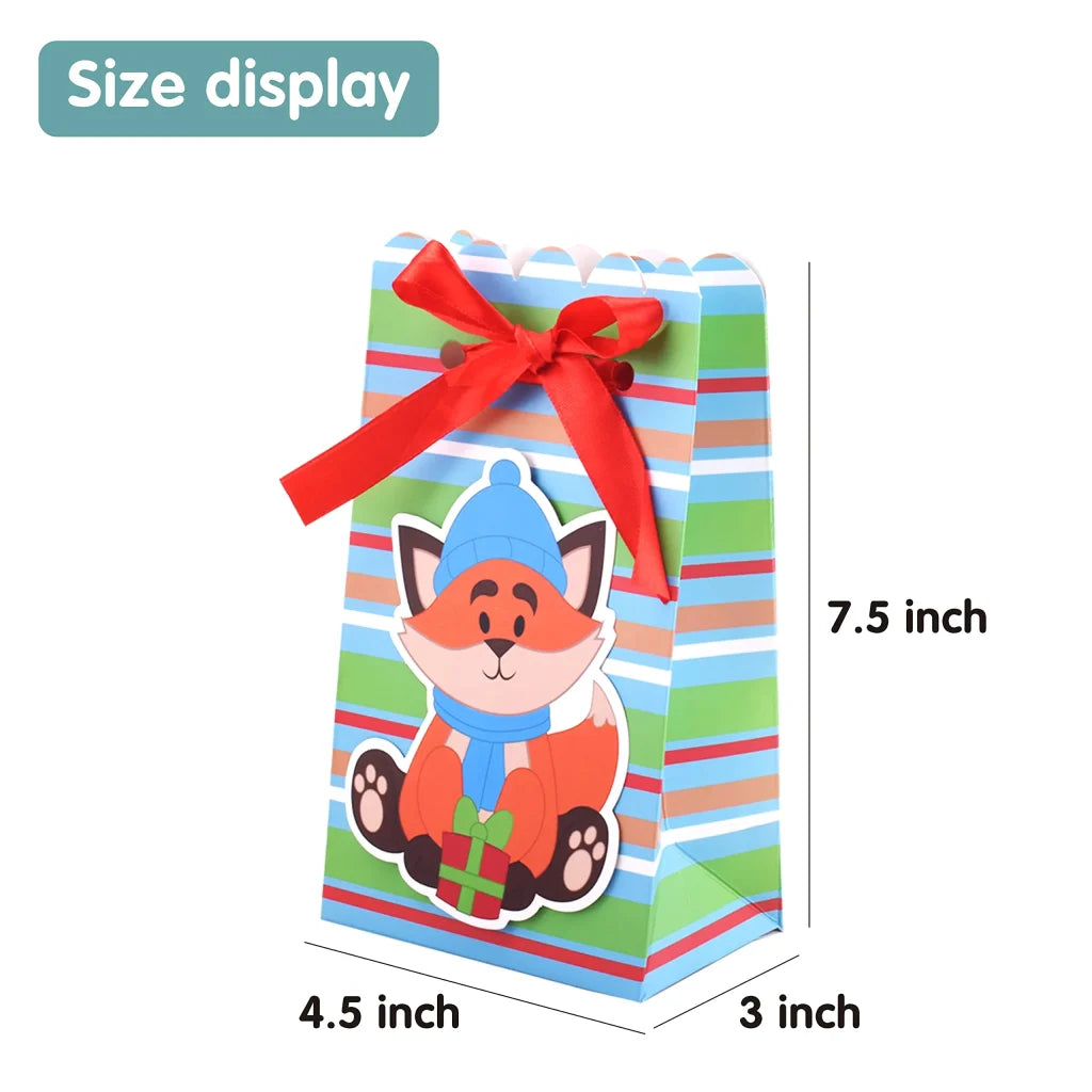 24pcs Christmas Treat Bags with Large Sticking Tag