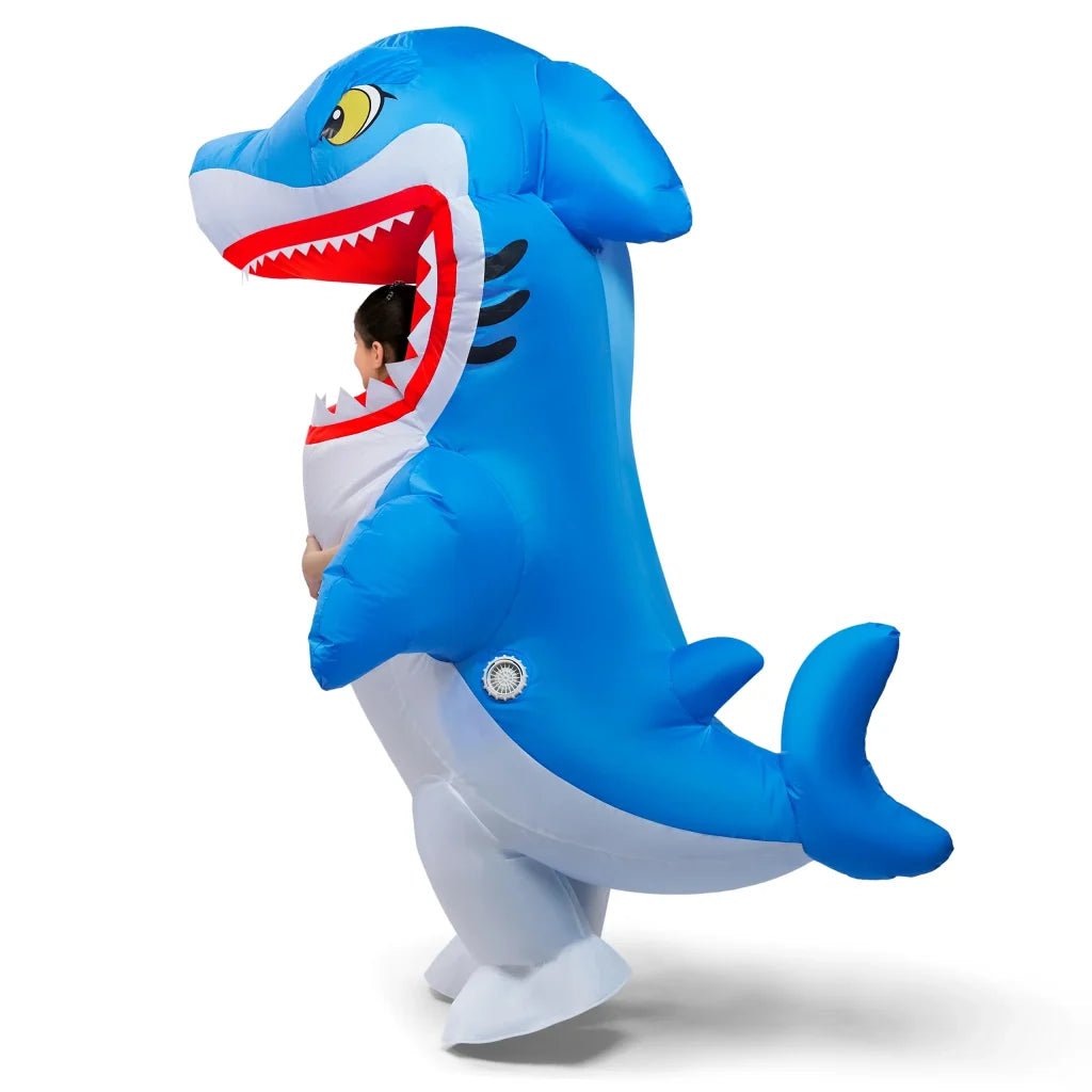 Deluxe Halloween Inflatable Shark Costume