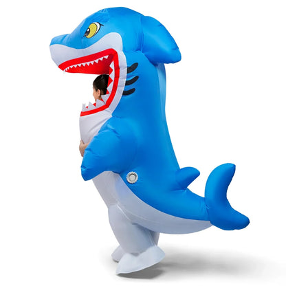 Deluxe Halloween Inflatable Shark Costume