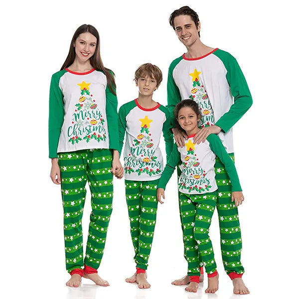 Matching Family Christmas Tree Pajamas