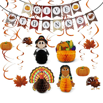 Thanksgiving Party Decoration Set