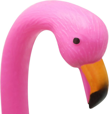 Small Pink Flamingo Yard Ornament, Set 6