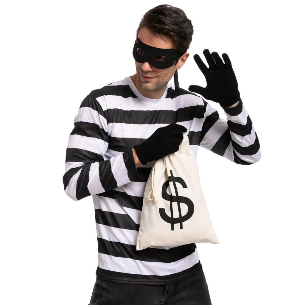 Robber Costume For Role Play Cosplay- Adult