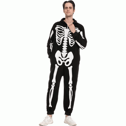 Skeleton Family Matching Halloween Pajamas