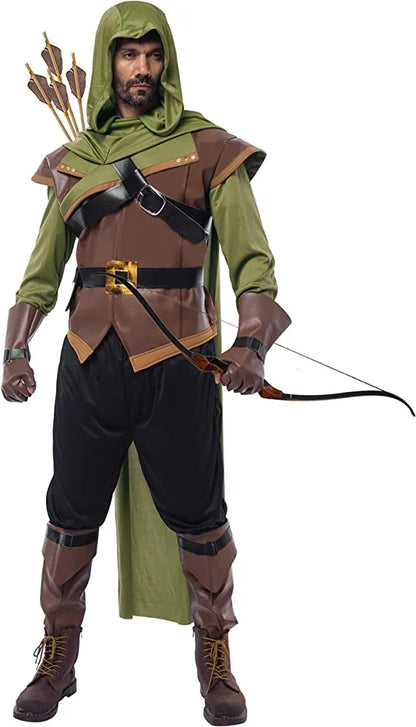 Mens Robin Hood Renaissance Period Costume