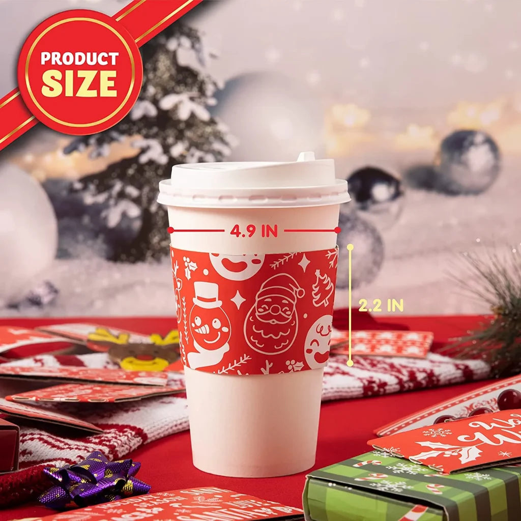 36pcs Christmas Coffee Cup Sleeves