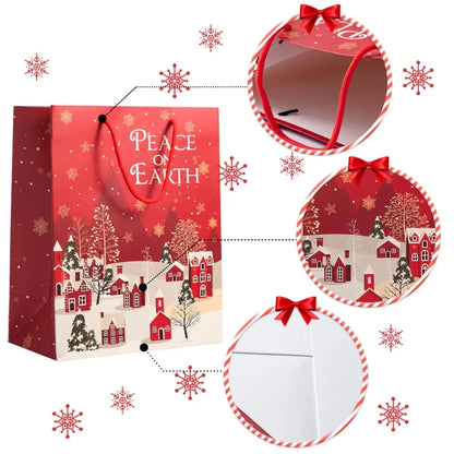 Christmas Goody Paper Bags, 18Pcs