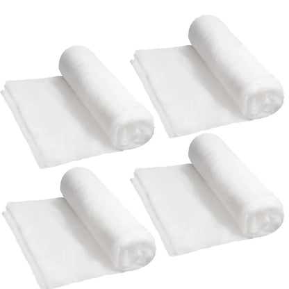 4pcs Thick White Soft Christmas Snow Blanket