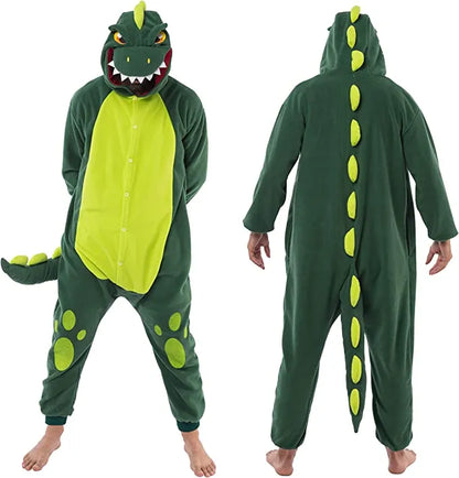 Adult Dinosaur Pajamas Halloween Costume