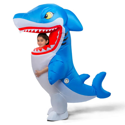 Deluxe Halloween Inflatable Shark Costume