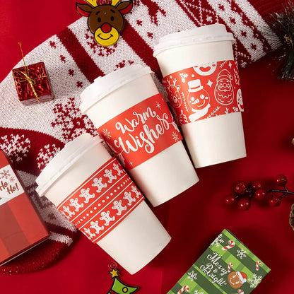 36pcs Christmas Coffee Cup Sleeves