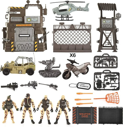 Military Base Toys Set