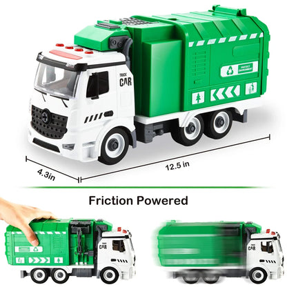 Jumbo Recycle Garbage Truck Toy with Light and Sounds