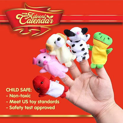 24 Days Finger Puppets Animal Advent Calendar