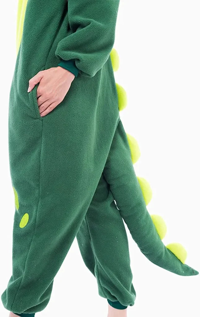 Adult Dinosaur Pajamas Halloween Costume