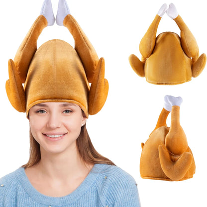 2 PCS Thanksgiving Roasted Turkey Hats