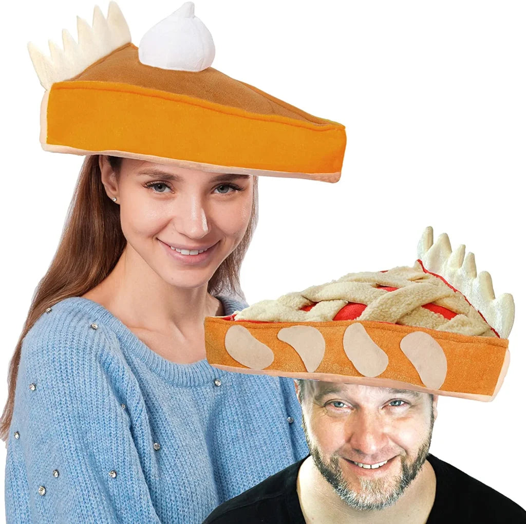 Pumpkin and Apple Pie Thanksgiving Hats