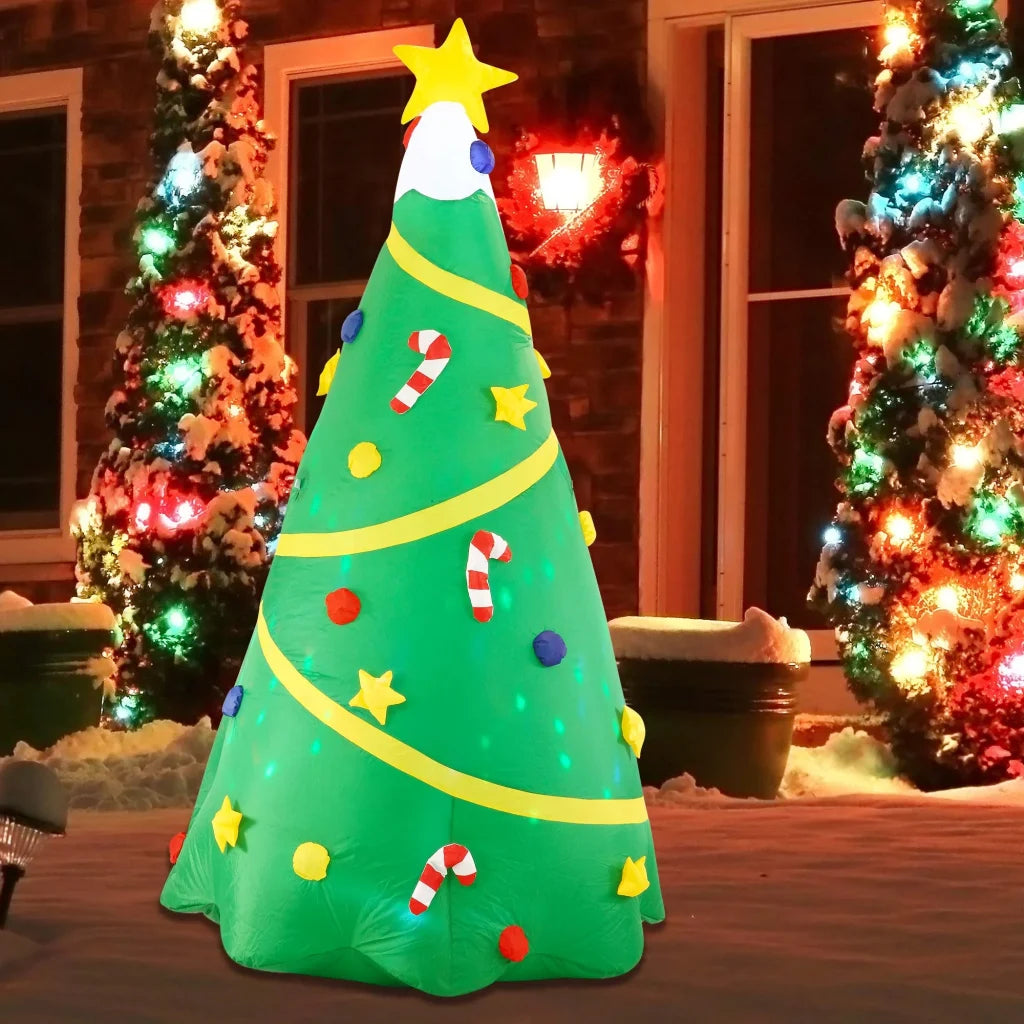 8ft Inflatable Christmas Tree Decorations