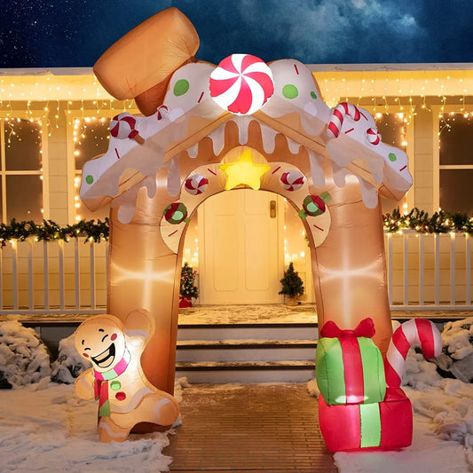 10ft Christmas Inflatable Gingerbread House