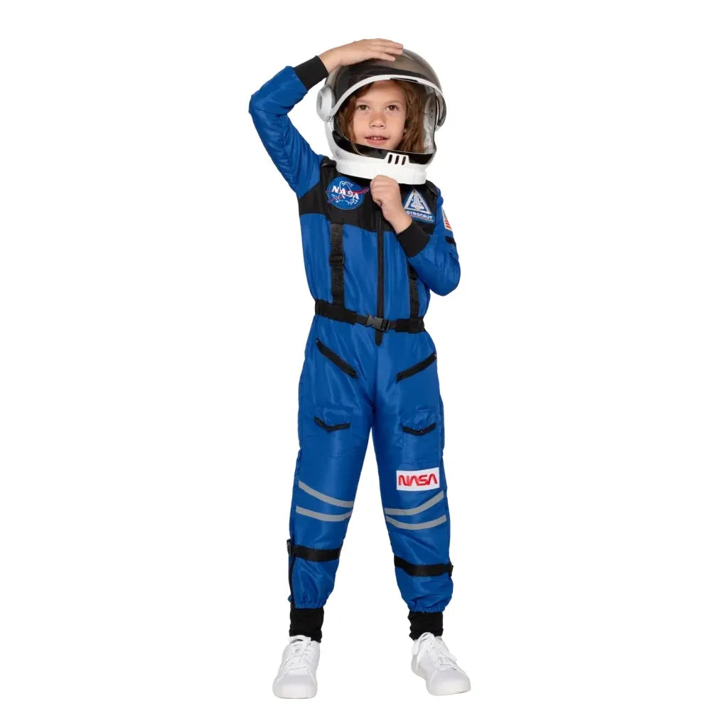 Kids Blue Astronaut Halloween Costume