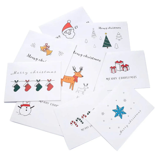 72pcs Merry Christmas Greeting Card with Envelopes