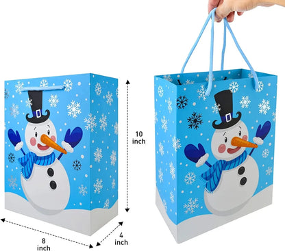 24pcs Blue Themed Christmas Gift Bags