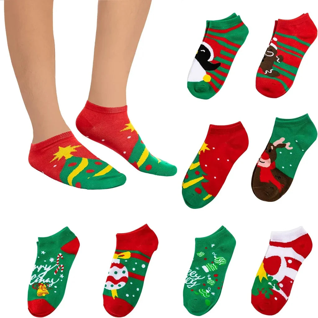 12pcs Women’s Warm Cotton Socks Advent Calendar