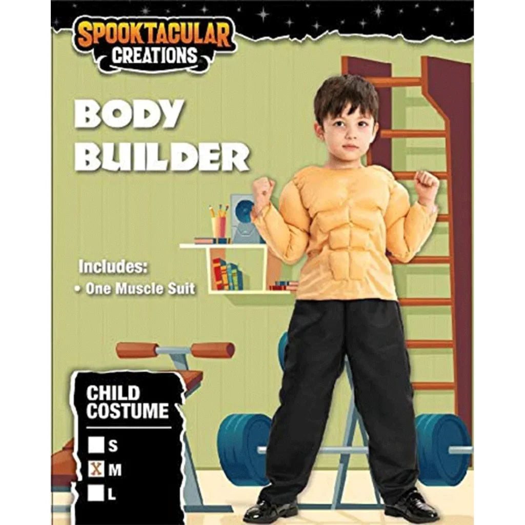 Child Boy Body Builder Halloween Costume