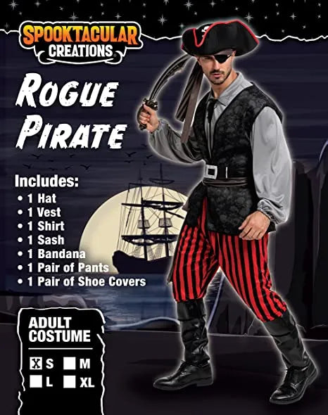 Men Pirate Halloween Costume