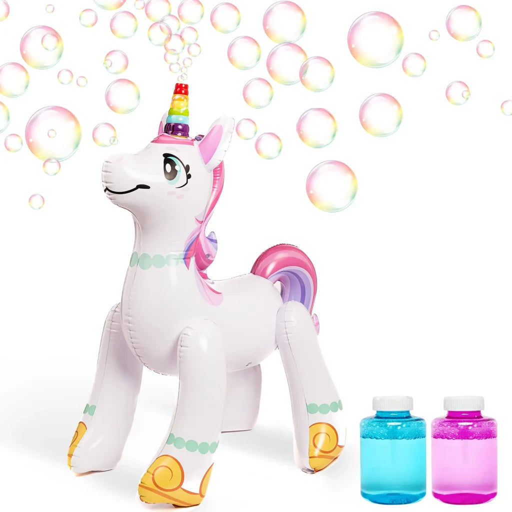 40in inflatable ride a unicorn costume Automatic Bubble Machine