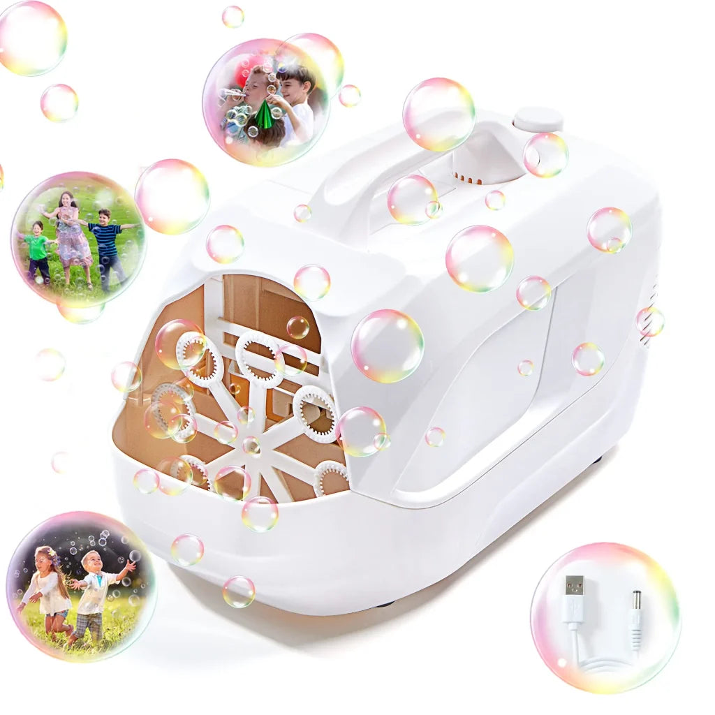 Automatic Bubble Machine Blower